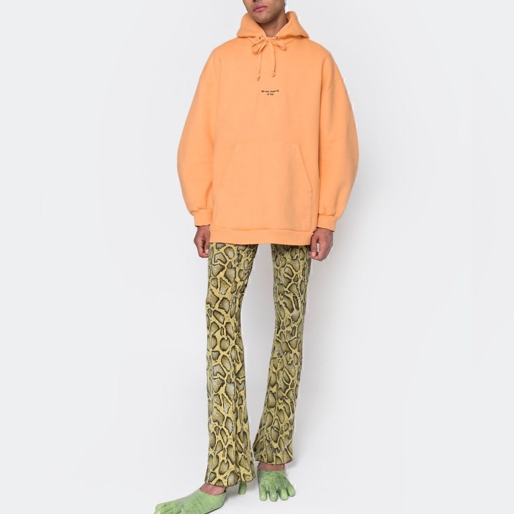 AVAVAV Oversized orange hoodie